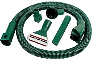 Kenekos - Juego de boquilla y manguera de 5 piezas adecuado para Vorwerk Kobold 130,131,135,136,140, incl. boquilla para hendiduras, boquilla para tapicerías, cepillo para muebles, adaptador, 2,20 m