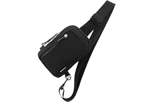 HAUMAUH Bolso Hombre Mano de Pequeño Pecho para Bandolera – Viajar Desplazamientos Diarios Pasear Perros Caminar Festival Actividades Al Aire Libre Deportes