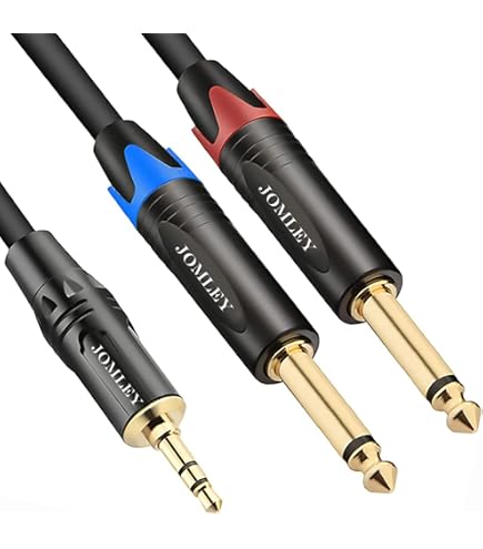 Cavo Adattatore Mini Jack 3,5mm A Doppio Jack 6,3mm - DAP Audio 1,5mt