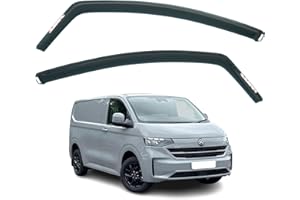 AIRFLUX 2pcs Wind Deflectors For VW TRANSPORTER T7 & CARAVELLE T7 2025 2026 Models. NEW Transporter Rain Guards, New Caravelle Window Visors.
