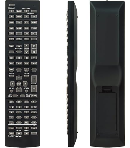 AULCMEET RAX15 WF67620 Sostituzione Telecomando Compatibile con Yamaha Stereo Integrato Amplificatore AX-497 AX-397 AX10 AX590 AX596
