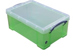 Really Useful Box 9 litros, verde transparente