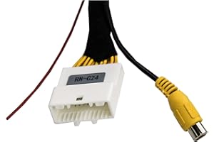 MISAYAEE Cablaggio adattatore per Renault Laguna Fluence/Duster Latitude scenic2/3 Megane/Cabrio/Clio 3 4/Lutecia/Espace 4 telecamera retromarcia retromarcia ingresso video per in-Dash Factory Radio