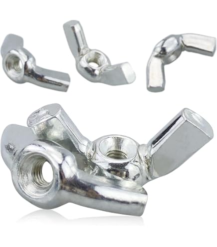 Dadi Ad Ala M4 In Acciaio Inox A2 | 4mm Metrici Per Fissaggi Rapidi E Manopole