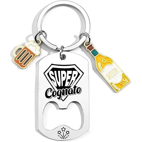 Lumengqi Regalo Portachiavi Zio Regalo Zio Uomo Portachiavi Regalo per la festa della Papà Regali di Compleanno Natale Zio (4