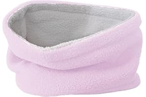 TOSKATOK® Bufanda para el Cuello con redecilla de Forro Polar Suave y Reversible cálida para niños y niñas