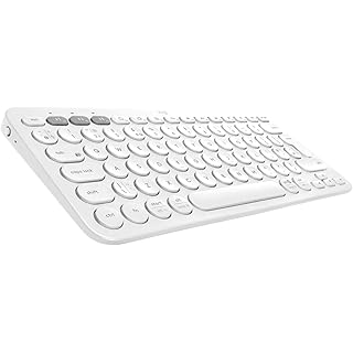 Logitech K380 Wireless Multi-Device Bluetooth Keyboard for Windows, Apple iOS, Apple TV, Android or Chrome, for PC/Mac/Laptop