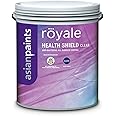 Asian Paints Royale Health Shield Anti-Bacterial All Surface Coating (Gloss Finish), DIY Protective Clear Coat for Wall, Wood & Metal – 1L Bucket