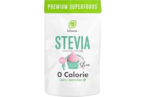 INTENSON Stevia 1000g | substitut du sucre | adoucissant naturel | faible teneur en calories
