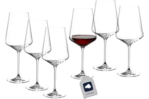 Leonardo 014790 Puccini Set de 6 Verres Bordeaux Verre Transparent