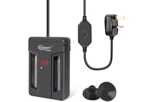 hygger Fish Tank Heater, 75W Submersible Aquarium Heater with Intelligent LED Digital Display Thermostat Controller for 25-60L Freshwater Saltwater Tank