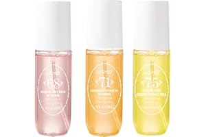 JONURMAFY 3 pezzi di profumo brasiliano, profumo brasiliano, idratante la pelle, Janeiro Body Spray, withFresh-Fruity and Floral Fragrance Perfume Spray 90 ml