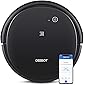 ECOVACS Deebot 500 Robots Vacuum Cleaner with Robotic Smart APP Control, Max Mode Suction Power, 3-Stage Cleaning System Compatible with Alexa (Black)