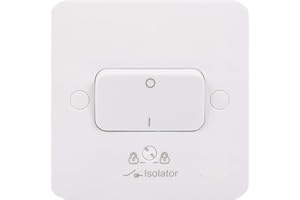 Schneider Electric Lisse 10A 1-Gang 3-Pole Fan Isolator Switch, White