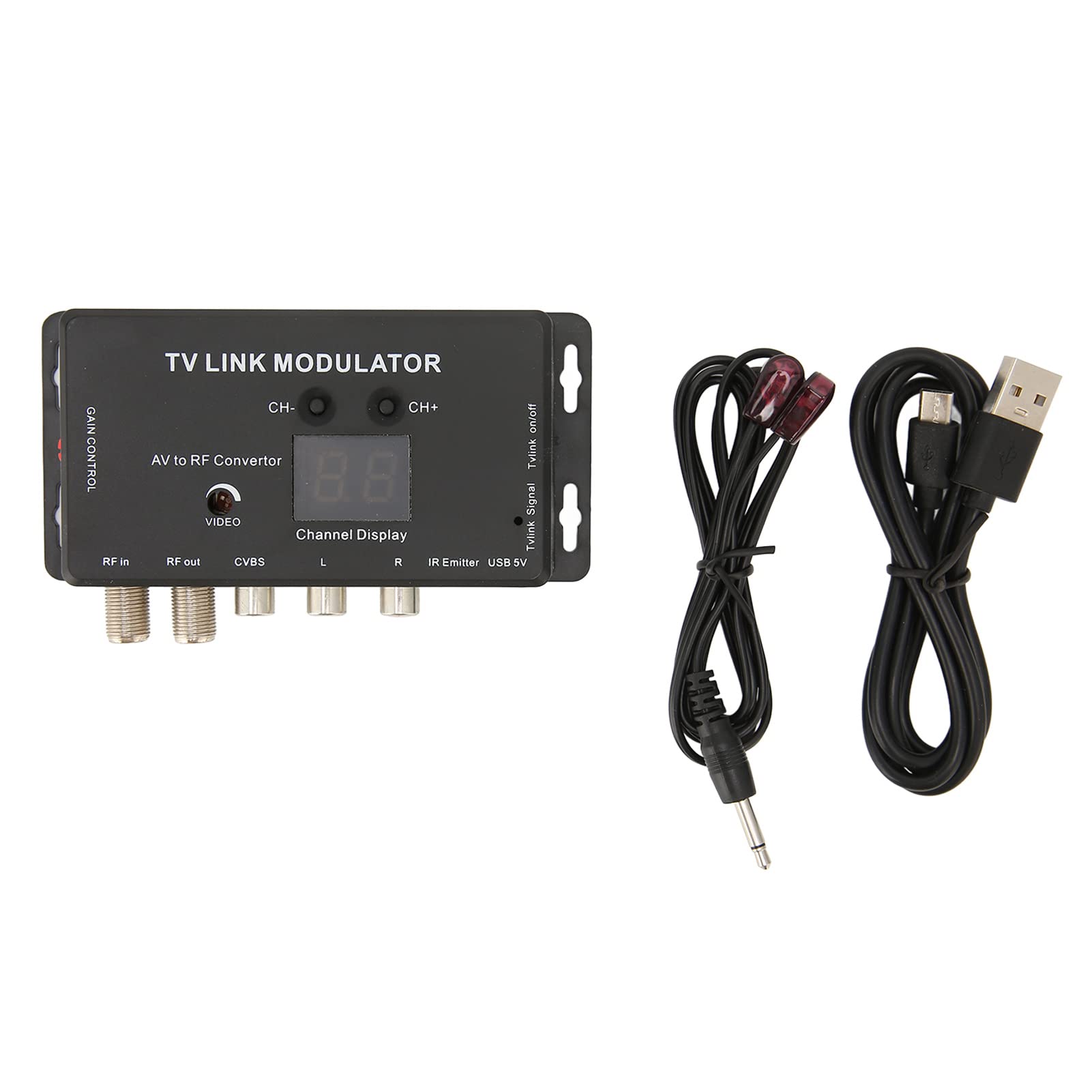 AV to RF Converter Mini-TV Uplink Modulator Broad-Coverage Home Set Top Box Support PAL/NTSC