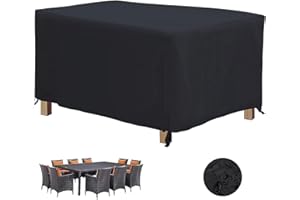 JIANGHU ART Housse Exterieur Impermeable 70x70x70cm Mobilier Jardin Housse imperméable, 600D Oxford Tissu Housse Salon de Jardin Résistance au Vent Bache Salon de Jardin