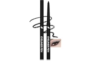 LESTPOLA Crayon Yeux Noir Pailleté, Super Doux et Lisse Glitter Gel Eyeliner Pencil, Waterproof and Durable, Très Pigmenté Eye Liner Couleur avec Effet Paillette Métallique, Maquillage Femme les Yeux Noël-12