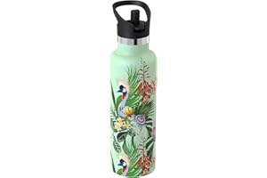 Super Sparrow Butelka izolowana - 18/10 Ultralekka butelka izolowana - 750 ml - Standardowa butelka ze stali nierdzewnej - Butelka dla dzieci bez BPA, do uprawiania sportu, podróży, szkoły, biura,