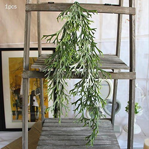 Huahjack Artificial plants Nine cows horn hanging vines Wedding Balcony Flower Vine Home Decoration Holiday High-grade simulation flower