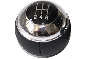 CARMNF Pommeau de levier de vitesse en cuir pour Mini R50 One D R52 R53 Cooper S 3 portes 2001-2008 5 vitesses