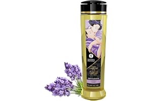 Shunga Sensation/Lavend Olja, Transparent, 240 ml