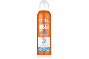 ‎VICTORIA BEAUTY Victoria Beauty - Sonnenspray LSF 30, Sunscreen Face SPF 30, transparenter Sonnenschutz Spray für Gesicht und Körper, Invisible Formula, 150 ml