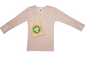 Cosilana, Kinder Unterhemd Langarm, 45% KBA Baumwolle, 35% kbT Wolle, 20% Seide