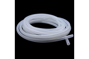 iMeistek Silicone Tube 15mm ID x 18mm OD 6 Meters, Flexible Food Grade Hose Silicone Tubing Water Air Tube Pipe Transparent