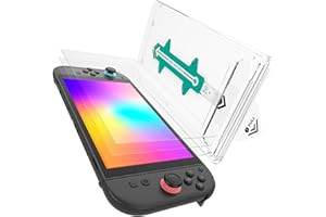 FERRGIA 3 sztuki szkła ochronnego do konsoli Nintendo Switch 2 (2025), szkło pancerne, odporne na pęknięcia, odporne na zarysowania, czułe na dotyk, z zestawem do automatycznego wyrównywania