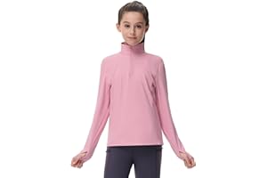 MoFiz Veste Sport Fille Veste Running Kids Polaire Chaude Veste Coupe-Pluie Légère Softshells Vestes