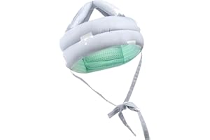 JINYJIA Bambino Cappello di Sicurezza, Cappello per Casco di Sicurezza Regolabile per Bambino, Casco di Sicurezza per Bambini in Cotone Anti-Collisione, per Bambino Imparare a Camminare e Crawl