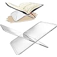 AMIAZI® Acrylic Quran stand holder cookbook Rahail stand for open and closed book X - shaped clear easel mini Elegant Display for Holy Book