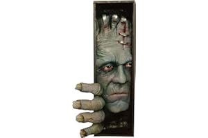 XZBLING Human Face Bookend, Resin Decorative Bookend Human Face Resin Bookend Sculpture Bookshelf Decoration Horror Peeping On The Bookshelf Decoration, Separate Different Kinds of Books