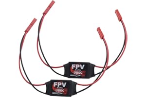 Create idea 2X Modules Abaisseur Mini Bec UBEC-3A 5V Transmission d'image FPV pour Avion RC