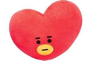 Aurora World BT21 Official Merchandise by, TATA Plush Cushion, 61343, Blue and Red