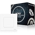 MOES Tuya Smart ZigBee Push Button Switch - Control Your Home with Ease - Requires MOES ZigBee Hub for Timer, Remote and Voice Control - Compatible with Alexa and Google Home -1Gang, White
