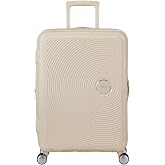 American Tourister Soundbox Spinner 67/24 TSA EXP Trolley Coconut Sand Cream