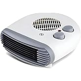 Elektrikli Isıtıcı Fan, 2000W G&uuml;&ccedil;l&uuml; Isıtma, 3 Kademeli Isı Ayarı, Sessiz Kullanım, Ayarlanabilir Termostat, Masa&uuml;st&uuml; ve Zemin