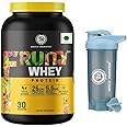 Muscle Transform Fruity Whey Protein Isolate, 26g Protein, 5.5 BCAAs, 6g Glutamine, 15g EAA | Muscle-Building Whey Protein Supplement Powder | Lean Body High Whey Protein Powder for Muscle Growth, Rapid Recovery | Refreshing Whey Protein Blend for Men and Women [Chocolate,1kg] | Free Gym Shaker Ideal for Whey Protein, Preworkout and BCAAs