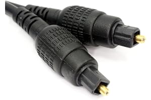 KENABLE TOS Optique Digital l'audio Cordon - 5 mm câble - 0,5 m 50 cm Court [0.5 mètre/0,5m]