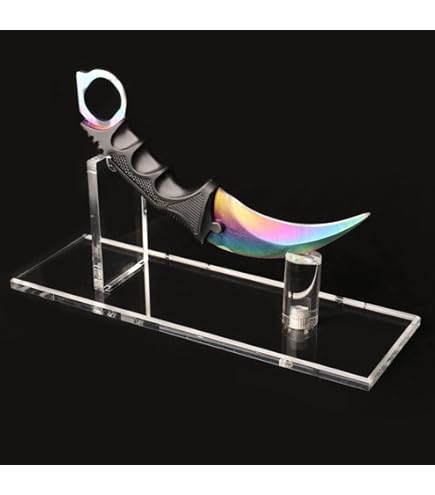 JARL CS:GO Training & Collectie Messen - Counter-Strike Knives Replicas met Roestvrij Staal Lemmet - Cadeau voor CS:GO Fans met Premium Doos (FADE