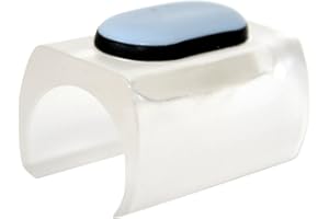 GleitGut® 4 x Patins téflon de Chaise Cantilever Patin Transparent Tube 23-25 mm