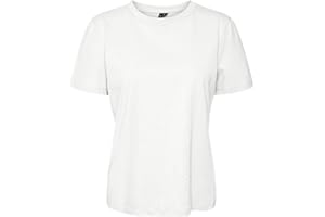 VERO MODA Basic Damen T-Shirt Top Rundhals Kurzarm Normal geschnitten