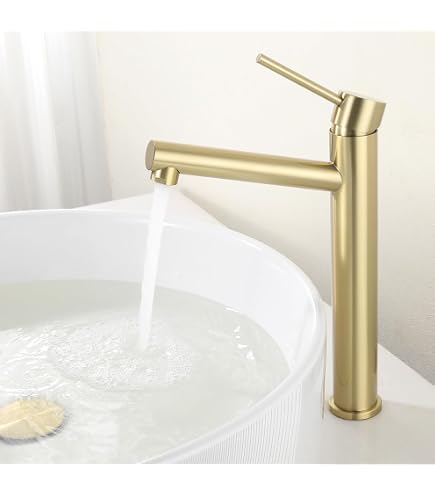 Valvola Clic-Clac Per Lavabo - Tappo Piano, Universale, Oro Spazzolato - Foto 12