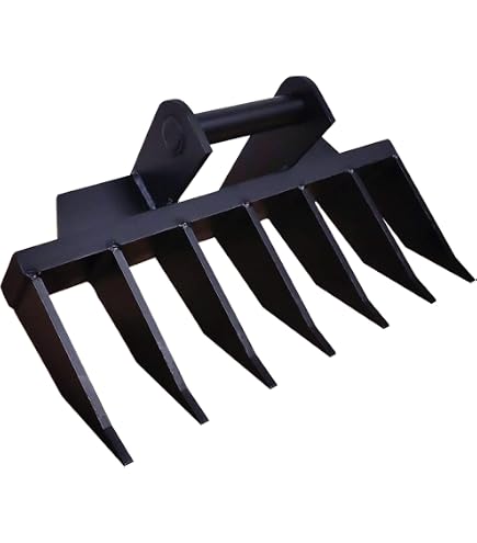 Roderechen MS01 Von STAHL Industrie – Wurzelrechen Für Minibagger, 60 Cm Breit, Made In Germany