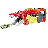 Hot Wheels fırlatıcı ve taşıyıcı ejderha Hot Wheels&trade; Şehri fırlatıcı ve taşıyıcı ejderha, ağzından araba p&uuml;sk&uuml;rt&uuml;r, 3 yaş ve 