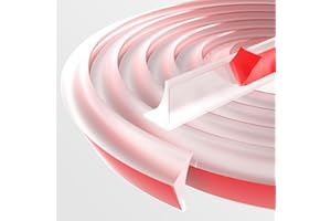 Kayleinster 100cm Transparent Barrier de Douche-Anti DéBordement pour Douche à L'Italienne Silicone Auto-AdhéSif Barrages de Seuil Douche Barrière Douche et SystèMe RéTention pour Sol de Salle de Bain