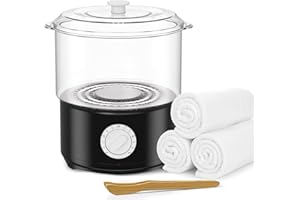 Sunowl Scaldasalviette Elettrico, Scalda Salviette con Clip Riscaldamento Rapido a 202 F in 10 Minuti, Scalda Asciugamani per Spa/Viso/Uso Domestico