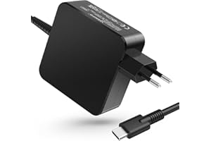 YISHIFD 65W USB C Netzteil Typ C Laptop Ladekabel Ladegerät für Huawei Matebook, Lenovo Thinkpad X1 Yoga, MacBook Pro/Air, HP Spectre, ASUS Chromebook, Xiaomi Air Acer