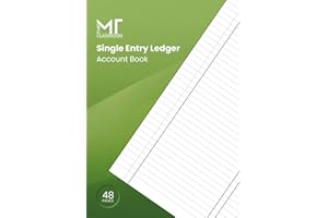 Single Entry Ledger Book: Easy Accounting Log for Cash Flow, Transactions & Budgeting: Perfect for Small Business Owners, Side Hustlers, and Home Budgeting